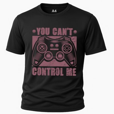 You Can’t Control Me Funny Video Game Player Gaming Quote Gift Performance Shirt