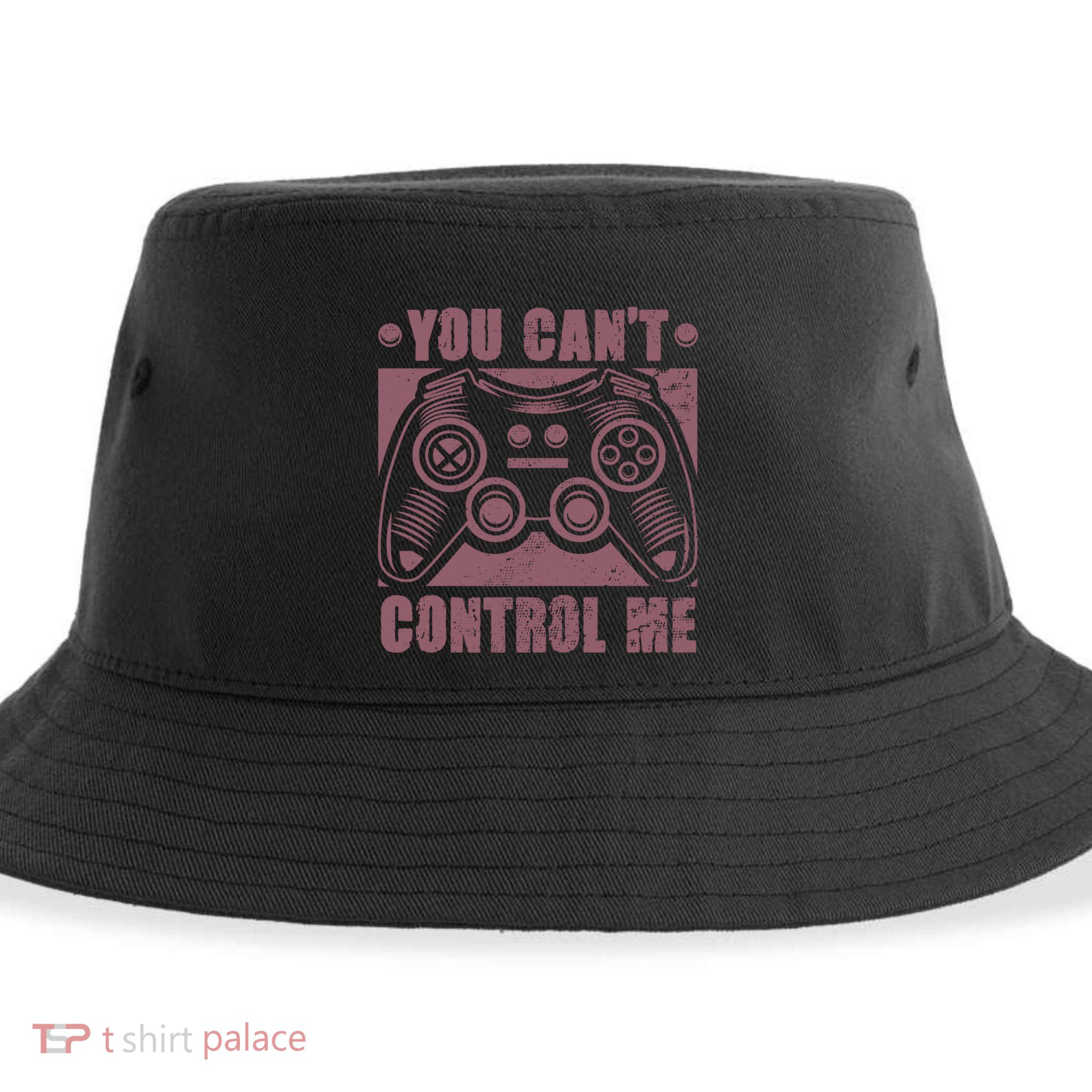 You Can’t Control Me Funny Video Game Player Gaming Quote Gift Sustainable Bucket Hat