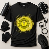Yellow Chakra Chakras System Gold Series Cooling Performance Crew T-Shirt