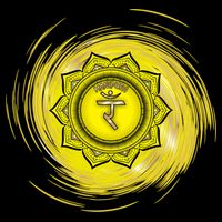 Yellow Chakra Chakras System Gold Series Cooling Performance Crew T-Shirt