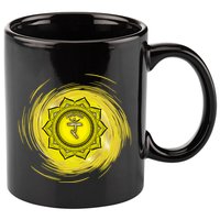 Yellow Chakra Chakras System Gold Series 11oz C Handle Ceramic Mug