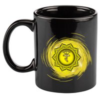 Yellow Chakra Chakras System Gold Series 11oz C Handle Ceramic Mug