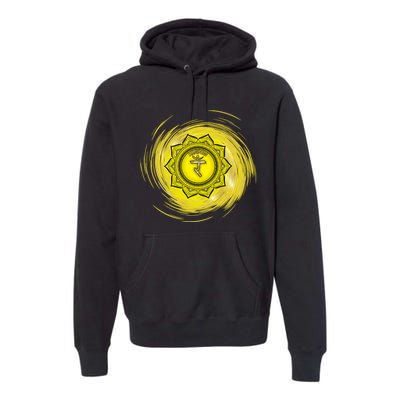 Yellow Chakra Chakras System Gold Series Premium Hoodie