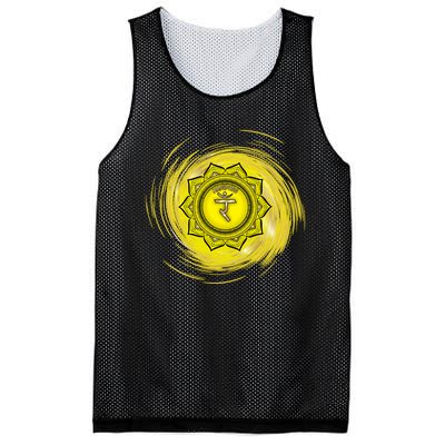 Yellow Chakra Chakras System Gold Series Mesh Reversible Basketball Jersey Tank