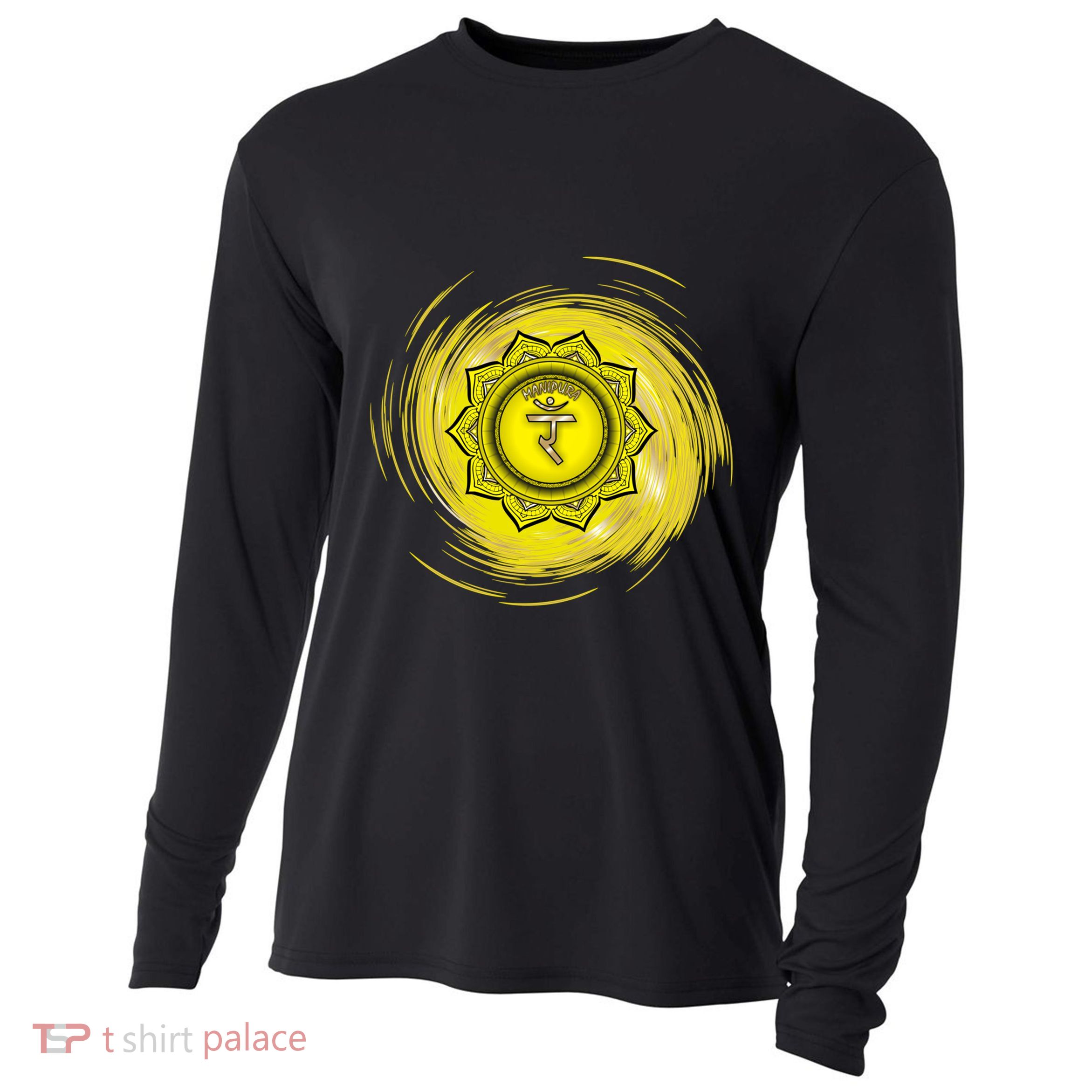 Yellow Chakra Chakras System Gold Series Cooling Performance Long Sleeve Crew