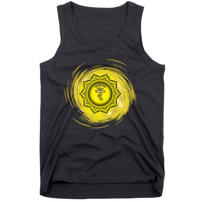 Yellow Chakra Chakras System Gold Series Tank Top