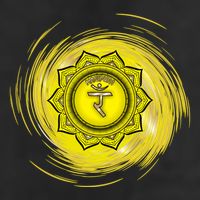 Yellow Chakra Chakras System Gold Series Golf Towel