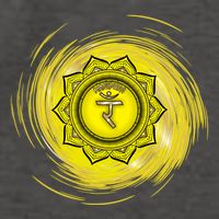 Yellow Chakra Chakras System Gold Series Vector Backpack