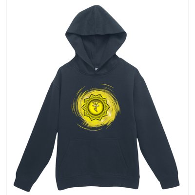 Yellow Chakra Chakras System Gold Series Urban Pullover Hoodie