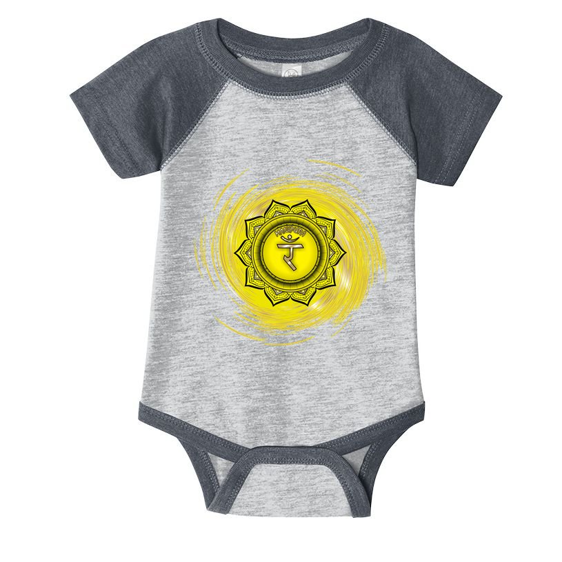 Yellow Chakra Chakras System Gold Series Infant Baby Jersey Bodysuit