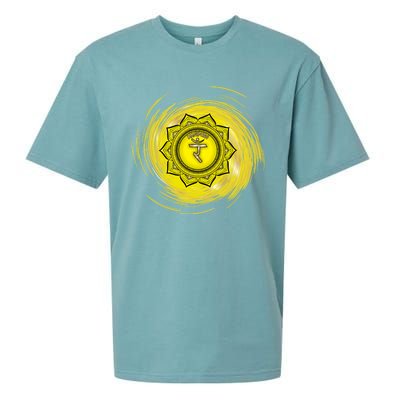 Yellow Chakra Chakras System Gold Series Sueded Cloud Jersey T-Shirt