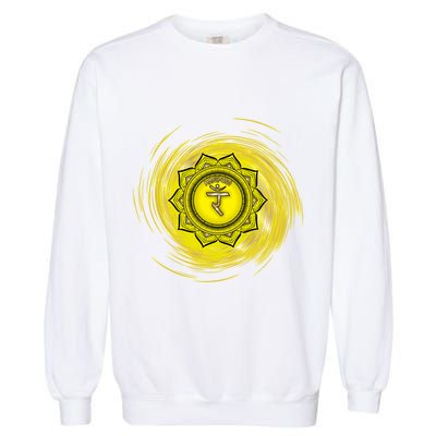 Yellow Chakra Chakras System Gold Series Garment-Dyed Sweatshirt