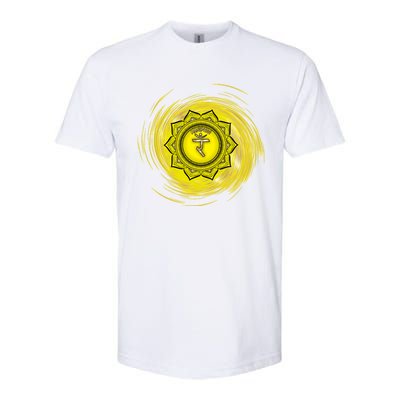 Yellow Chakra Chakras System Gold Series Softstyle CVC T-Shirt