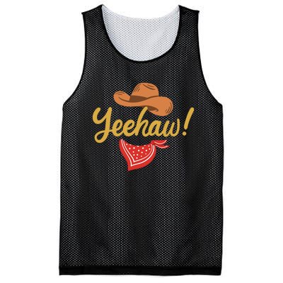 Yeehaw Cowboy Cowgirl Western Country Rodeo Mesh Reversible Basketball Jersey Tank