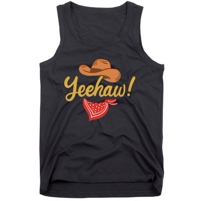 Yeehaw Cowboy Cowgirl Western Country Rodeo Tank Top