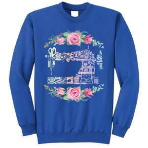 Yarn Craft Colored Sewing Machine Harmless Hobby Quilting Gift Tall Sweatshirt