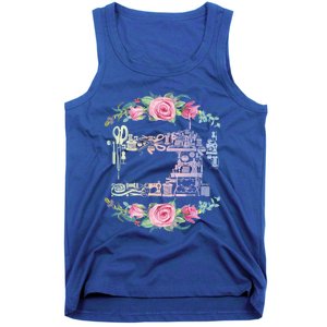 Yarn Craft Colored Sewing Machine Harmless Hobby Quilting Gift Tank Top