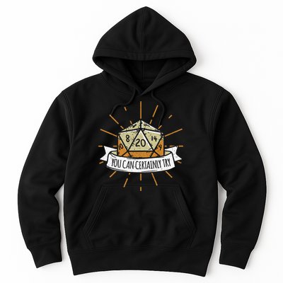 You Can Certainly Try Dragon Dice Wizard Gamer Hoodie