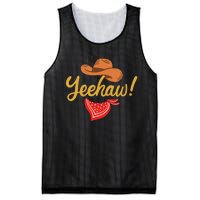 Yeehaw Cowboy Cowgirl Western Country Rodeo Mesh Reversible Basketball Jersey Tank