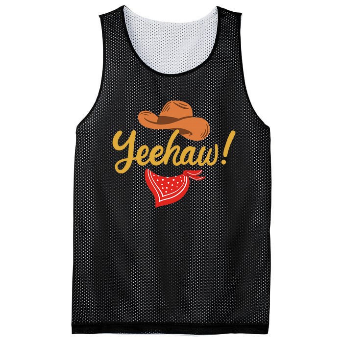 Yeehaw Cowboy Cowgirl Western Country Rodeo Mesh Reversible Basketball Jersey Tank