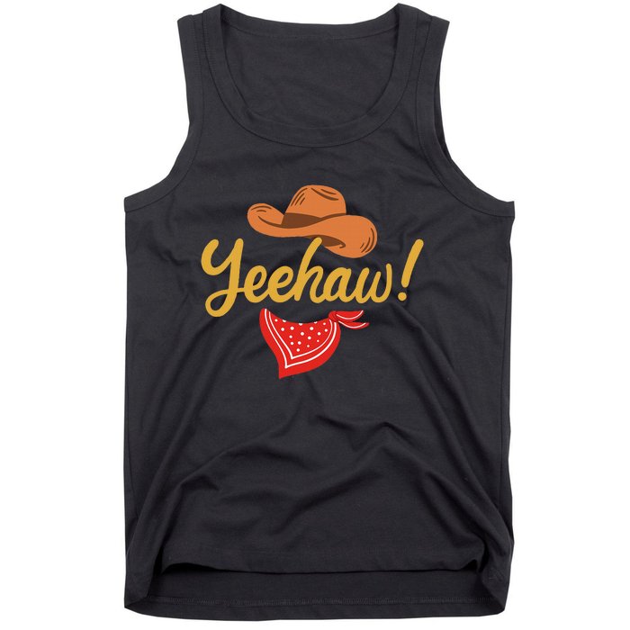 Yeehaw Cowboy Cowgirl Western Country Rodeo Tank Top