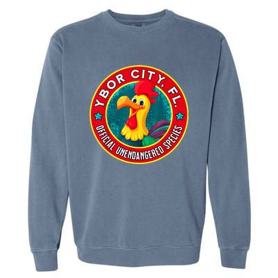 Ybor City Chicken Unendangered Species Souvenir Garment-Dyed Sweatshirt