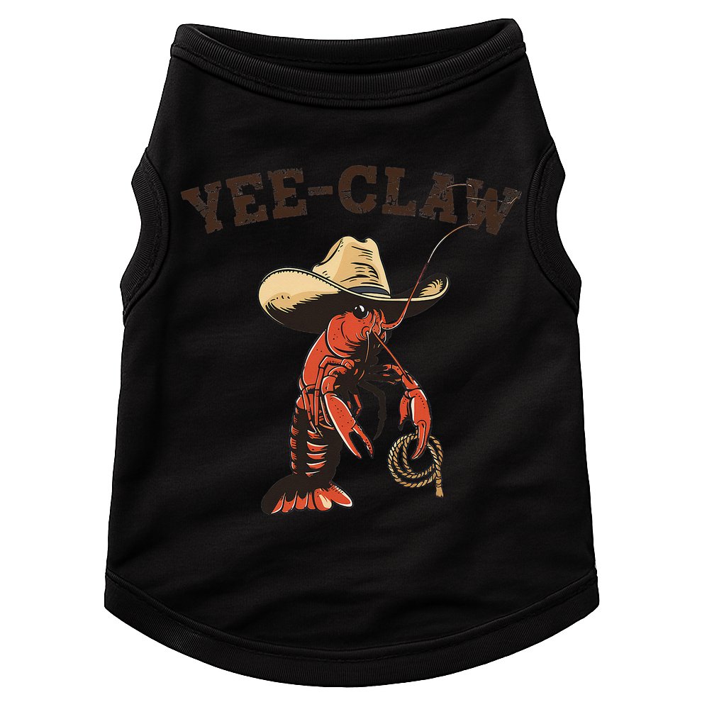 Yee Claw Crawfish Cajun Seafood Festival Gift Doggie Tank