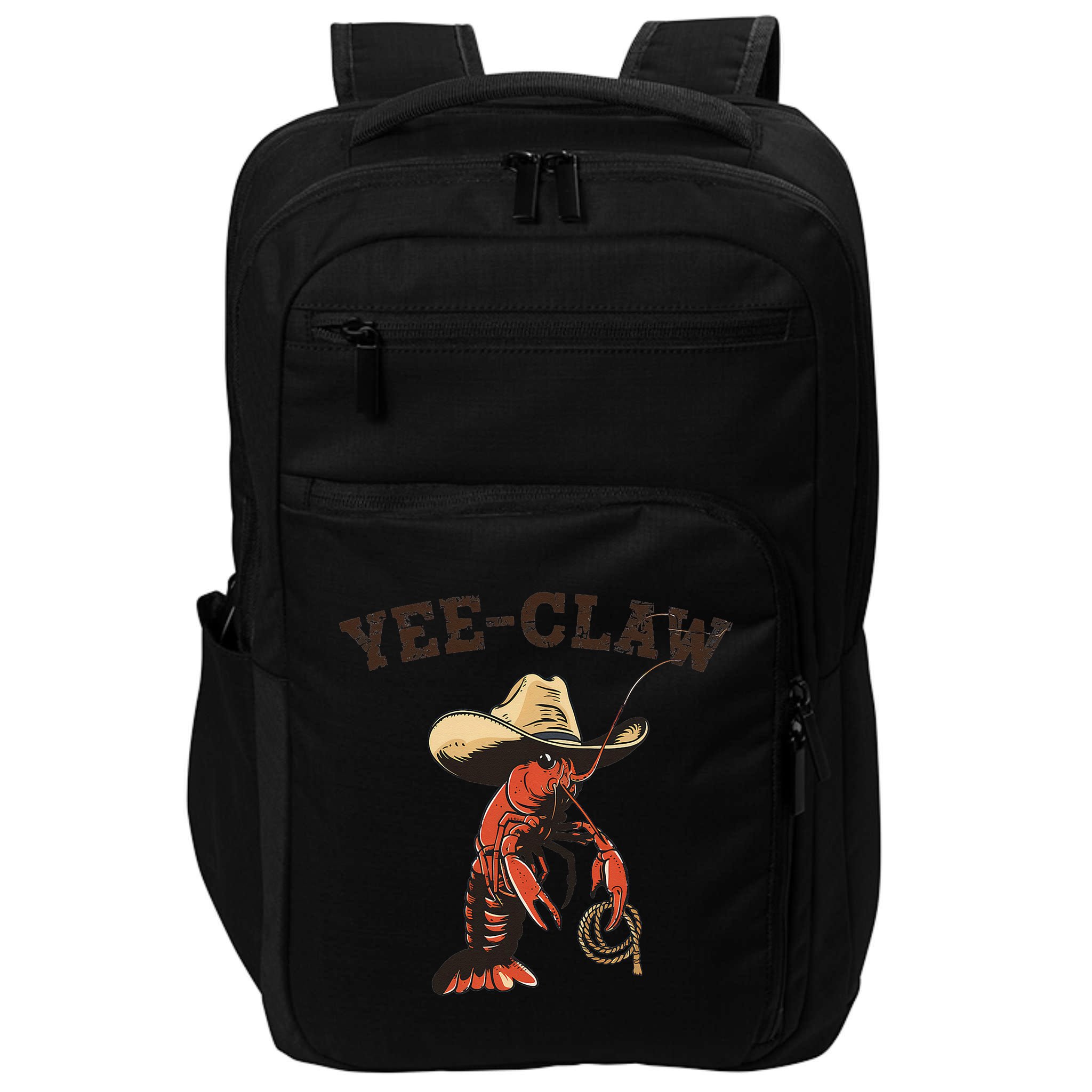 Yee Claw Crawfish Cajun Seafood Festival Gift Impact Tech Backpack