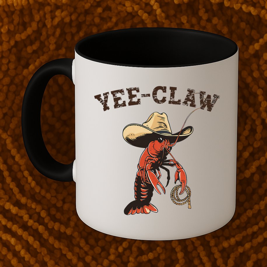 Yee Claw Crawfish Cajun Seafood Festival Gift Mug