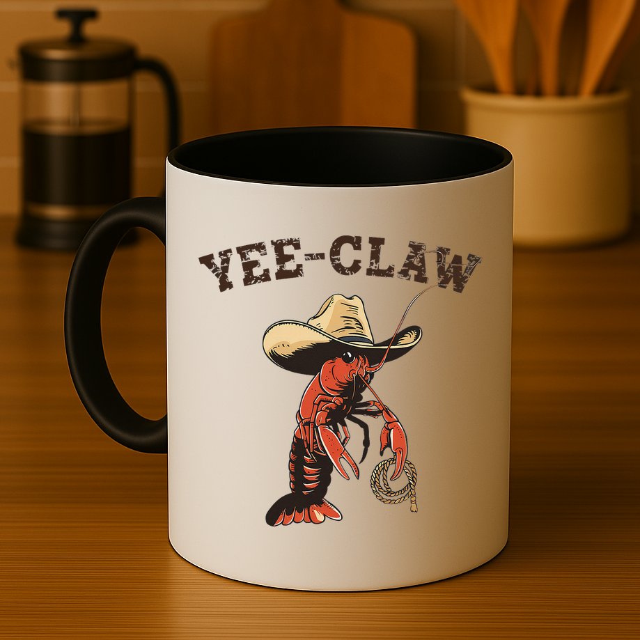 Yee Claw Crawfish Cajun Seafood Festival Gift Mug