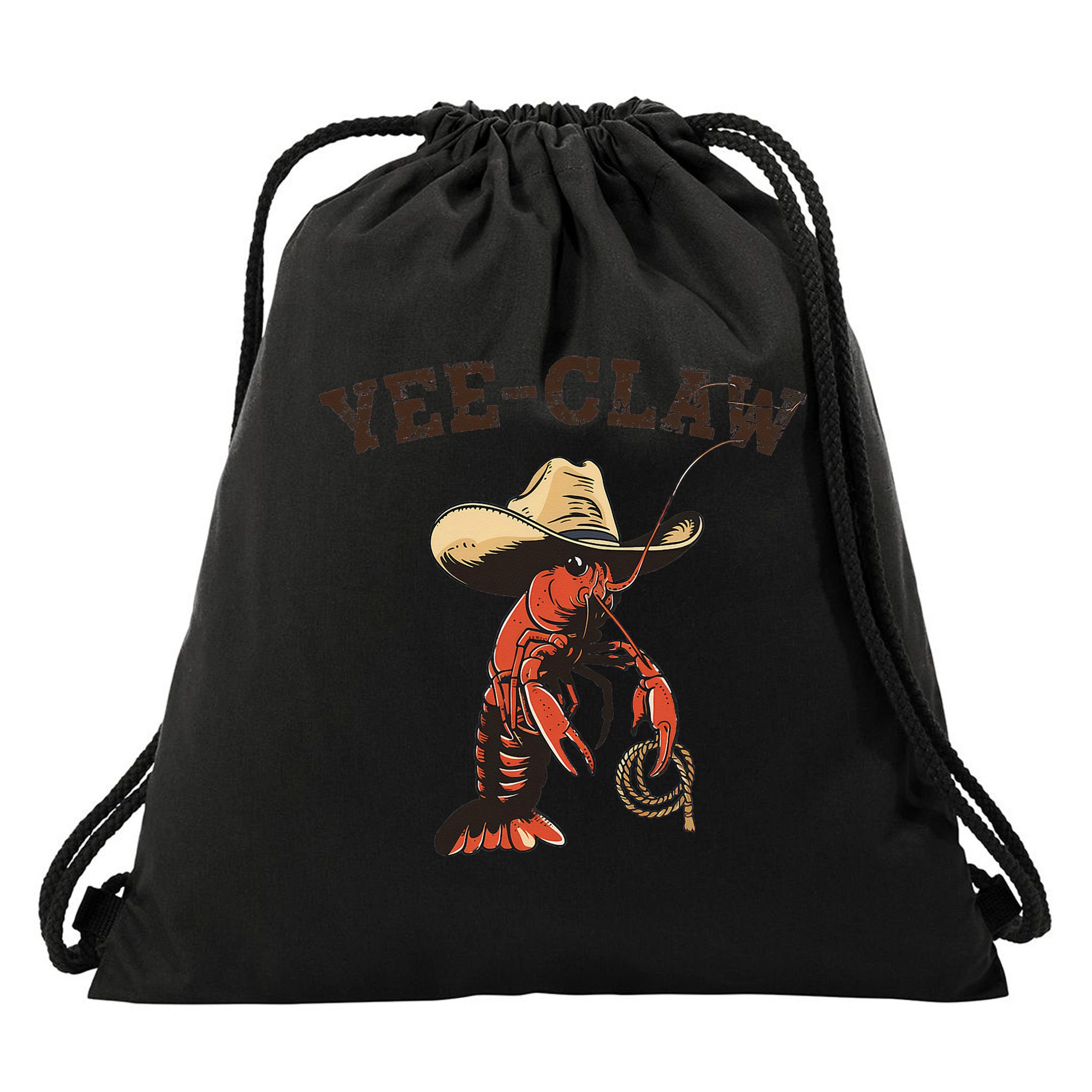 Yee Claw Crawfish Cajun Seafood Festival Gift Drawstring Bag