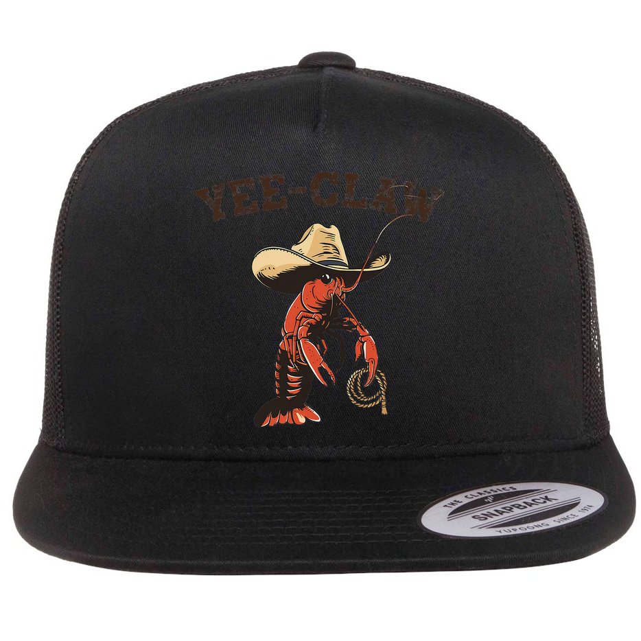 Yee Claw Crawfish Cajun Seafood Festival Gift Flat Bill Trucker Hat
