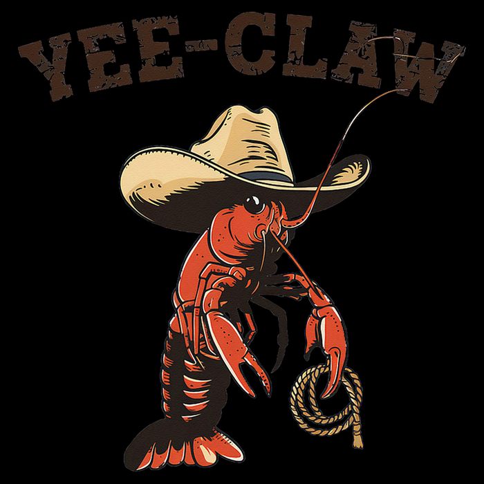 Yee Claw Crawfish Cajun Seafood Festival Gift Flat Bill Trucker Hat
