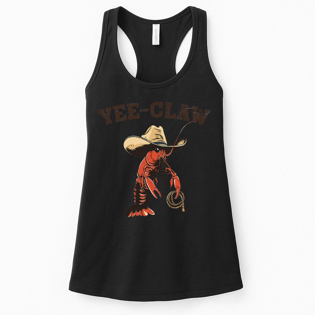 Yee Claw Crawfish Cajun Seafood Festival Gift Womens Tank Top
