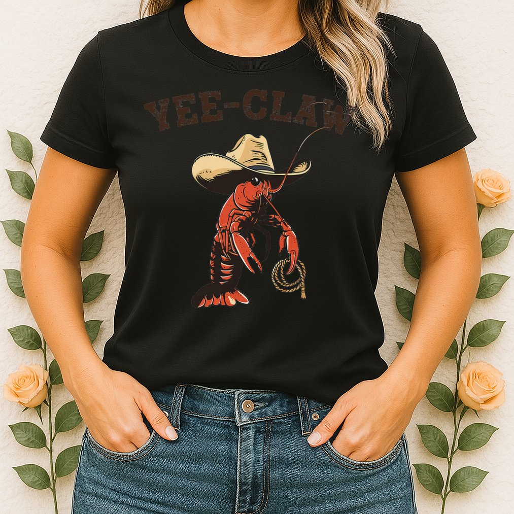 Yee Claw Crawfish Cajun Seafood Festival Gift Womens T-Shirt