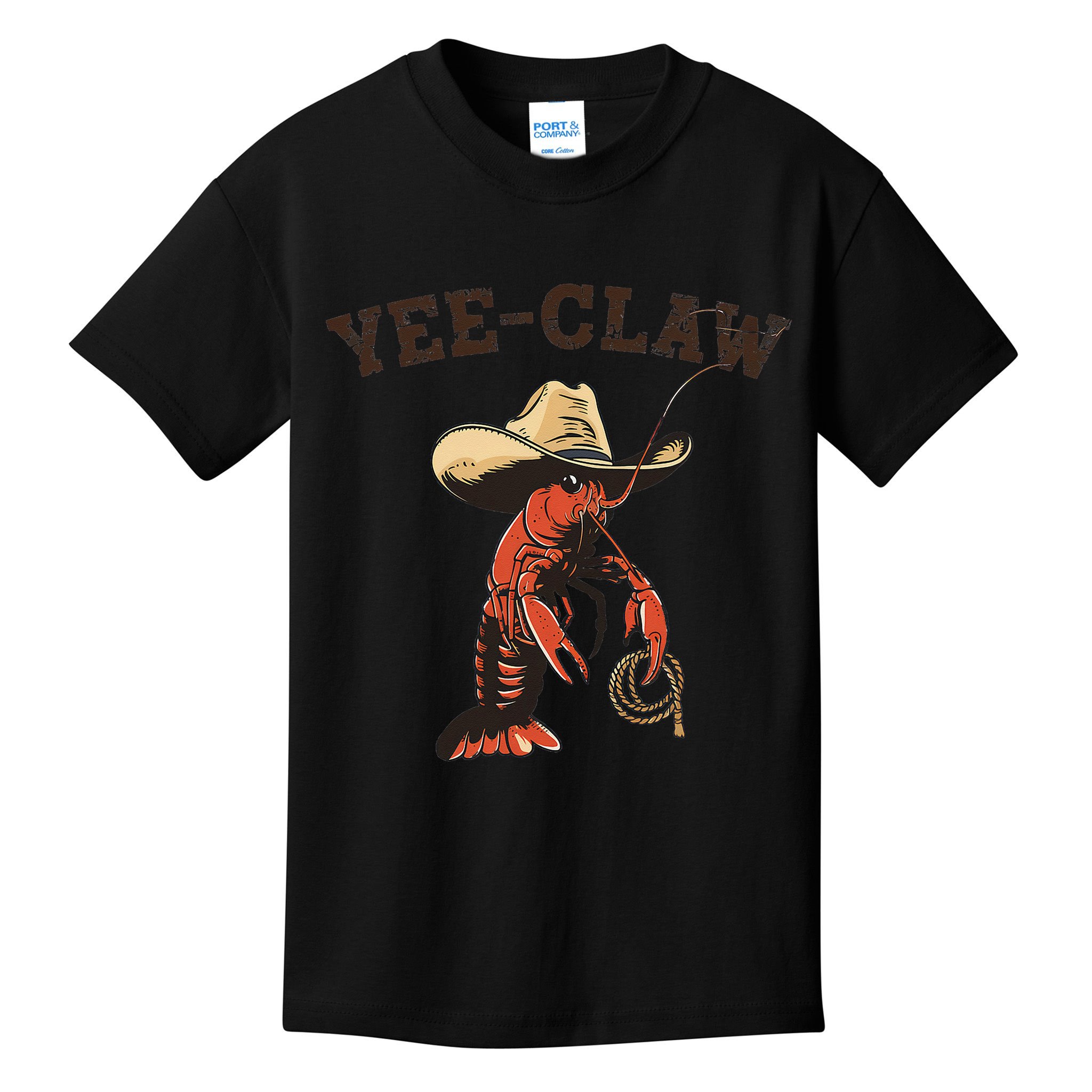 Yee Claw Crawfish Cajun Seafood Festival Gift Kids T-Shirt