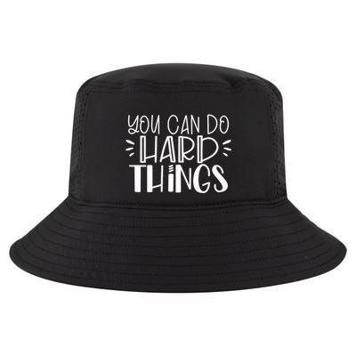 You Can Do Hard Things Growth Mindset Cool Comfort Performance Bucket Hat