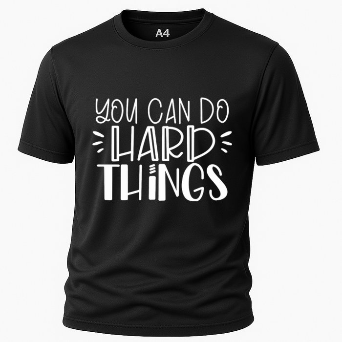 You Can Do Hard Things Growth Mindset Cooling Performance Crew T-Shirt