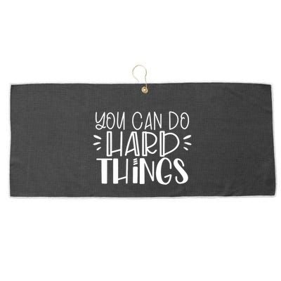 You Can Do Hard Things Growth Mindset Large Microfiber Waffle Golf Towel