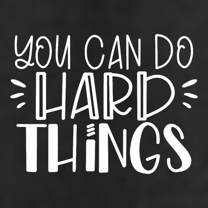 You Can Do Hard Things Growth Mindset Golf Towel