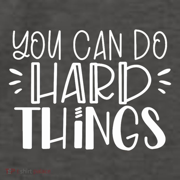 You Can Do Hard Things Growth Mindset Vector Backpack