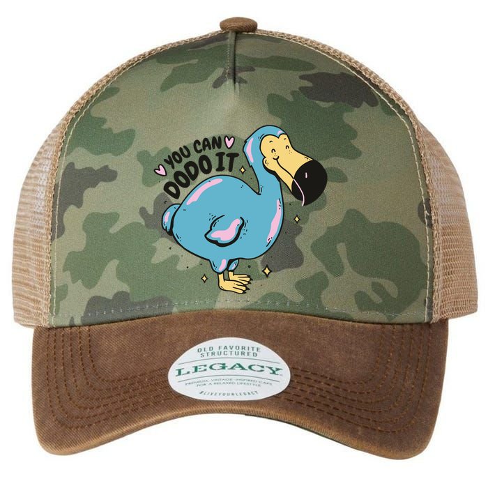 You Can Dodo It Funny Bird Motivational Legacy Tie Dye Trucker Hat
