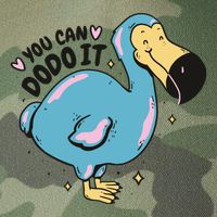 You Can Dodo It Funny Bird Motivational Legacy Tie Dye Trucker Hat