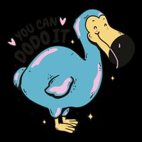 You Can Dodo It Funny Bird Motivational 16 in Basic Backpack