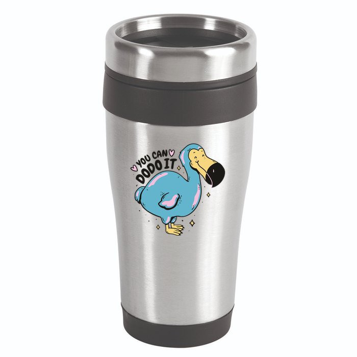 You Can Dodo It Funny Bird Motivational 16oz Travel Tumbler