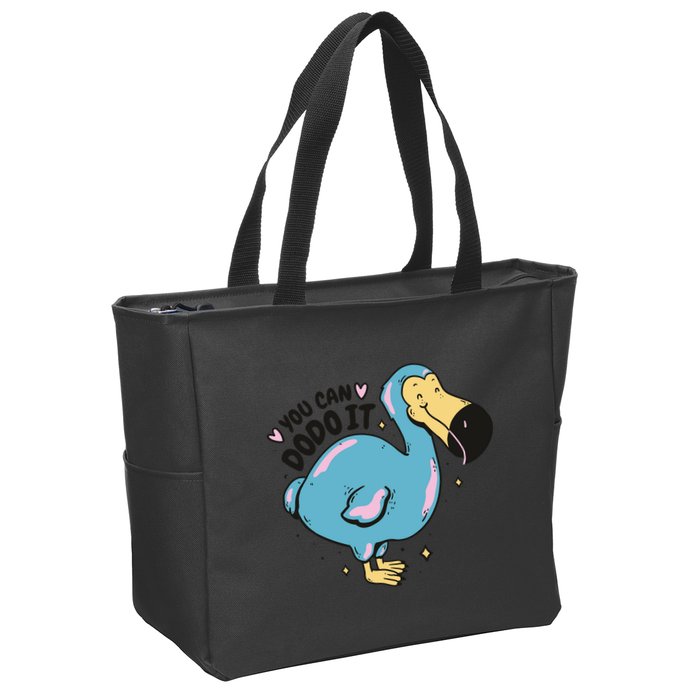 You Can Dodo It Funny Bird Motivational Zip Tote Bag