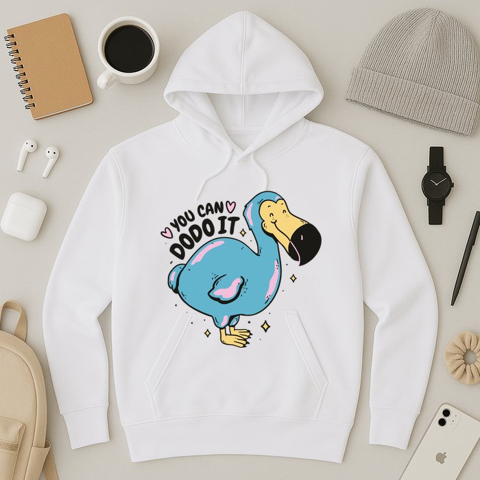 You Can Dodo It Funny Bird Motivational Hoodie