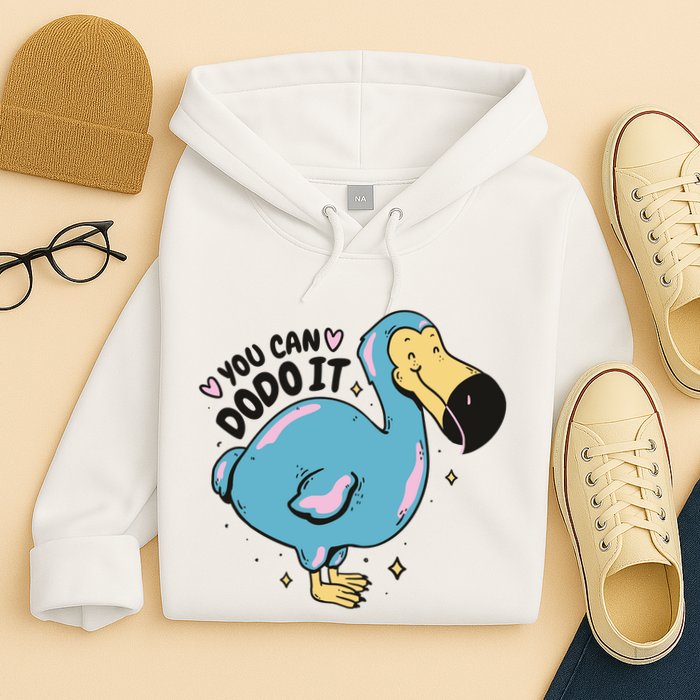 You Can Dodo It Funny Bird Motivational Hoodie
