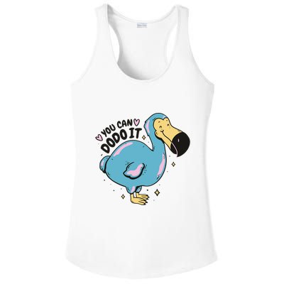 You Can Dodo It Funny Bird Motivational Ladies PosiCharge Competitor Racerback Tank