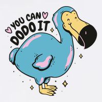 You Can Dodo It Funny Bird Motivational Baby Bodysuit